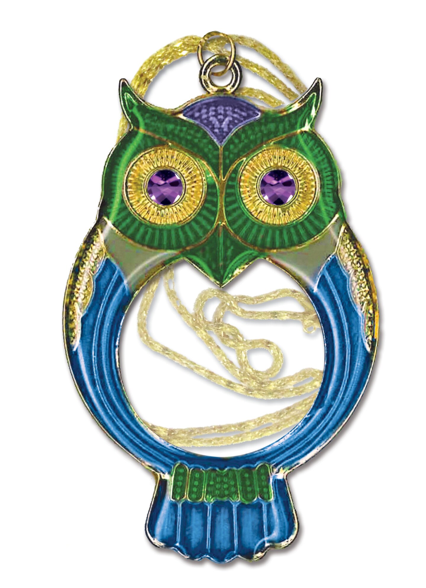 Janlynn Owl Magnifier 2.5&#x22;X1.5&#x22;-