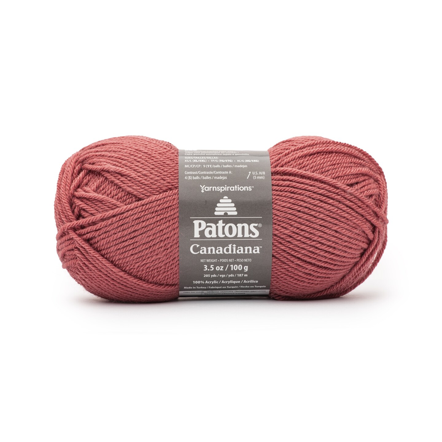 Patons Canadiana Yarn - Solids-Rosette