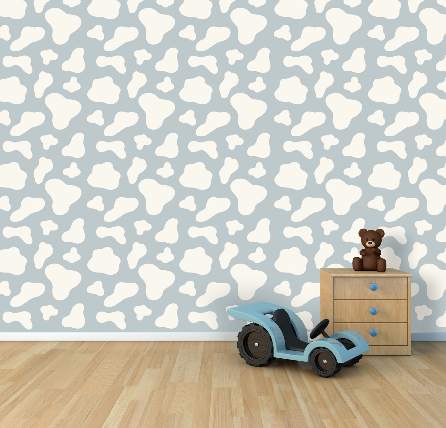 Cow Spots: Camoflage Wallpaper Wall Stencil | 3149 by Designer Stencils | Pattern Stencils | Reusable Stencils for Painting | Safe &#x26; Reusable Template for Wall Decor | Try This Stencil Instead of a Wallpaper | Easy to Use &#x26; Clean Art Stencil Pattern