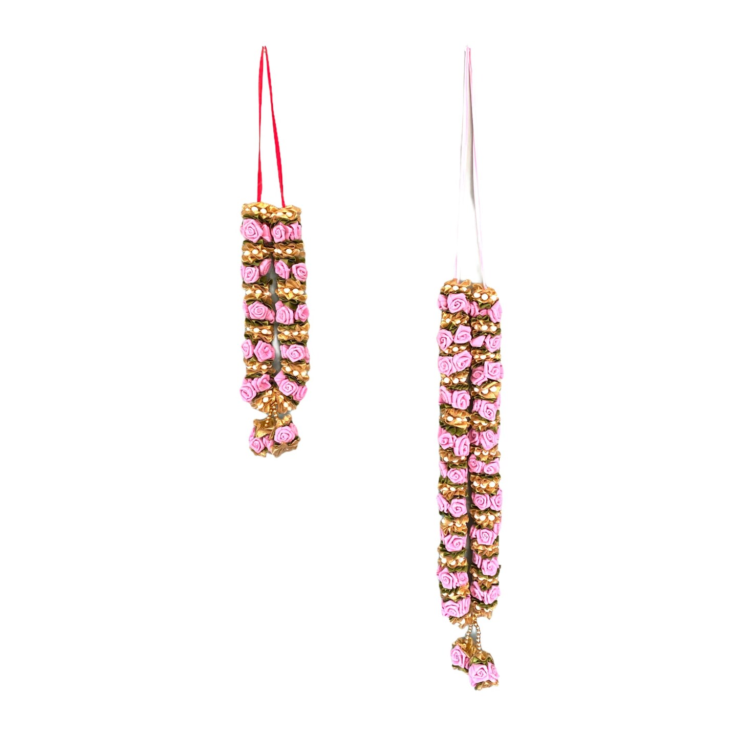 2ct Varmala, Wedding Garland, Artificial Pink Rose , Shadi, Indian