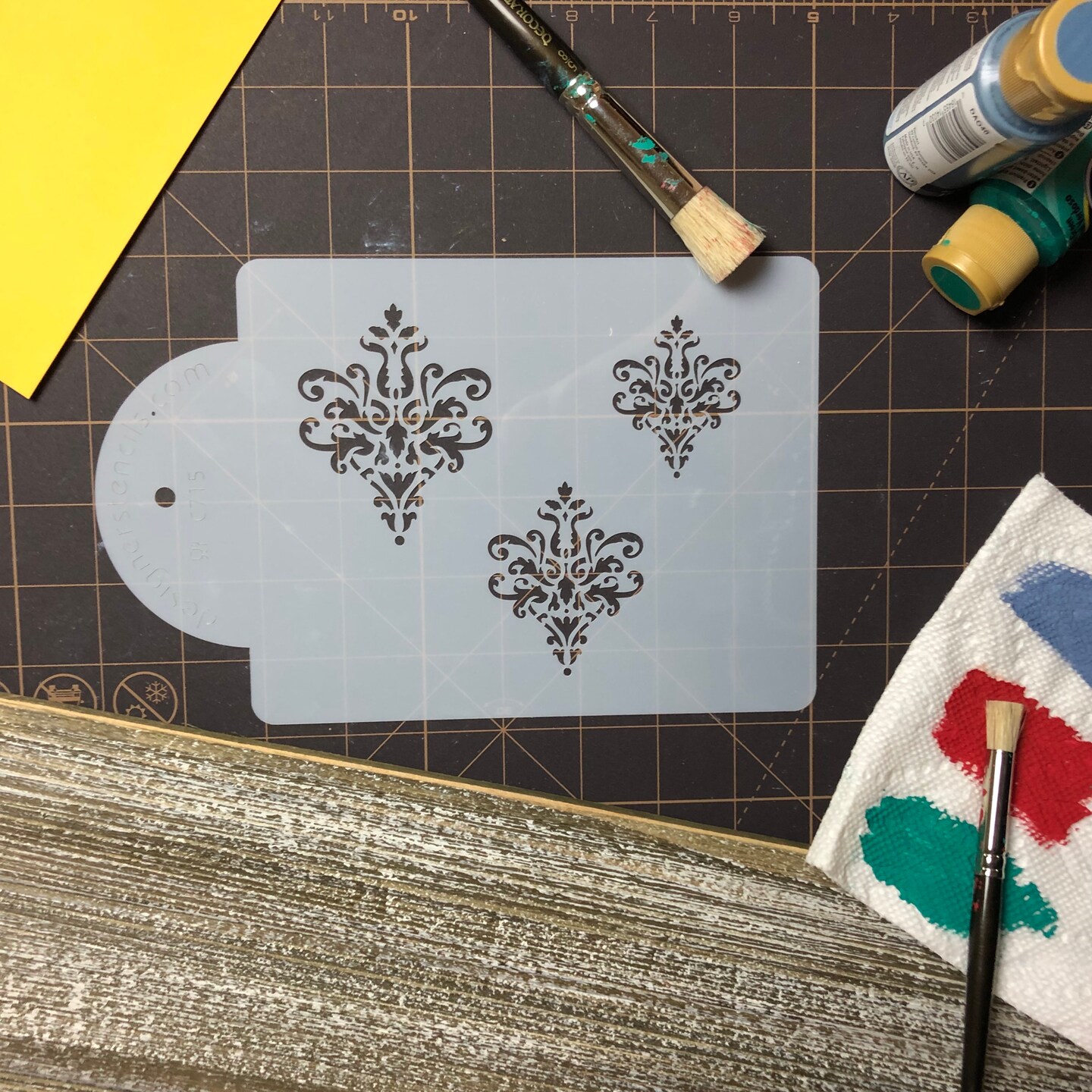 Lace Icon Cake Stencil Set | C715 by Designer Stencils | Stencils for Royal Icing, Airbrush, Dusting Powder |