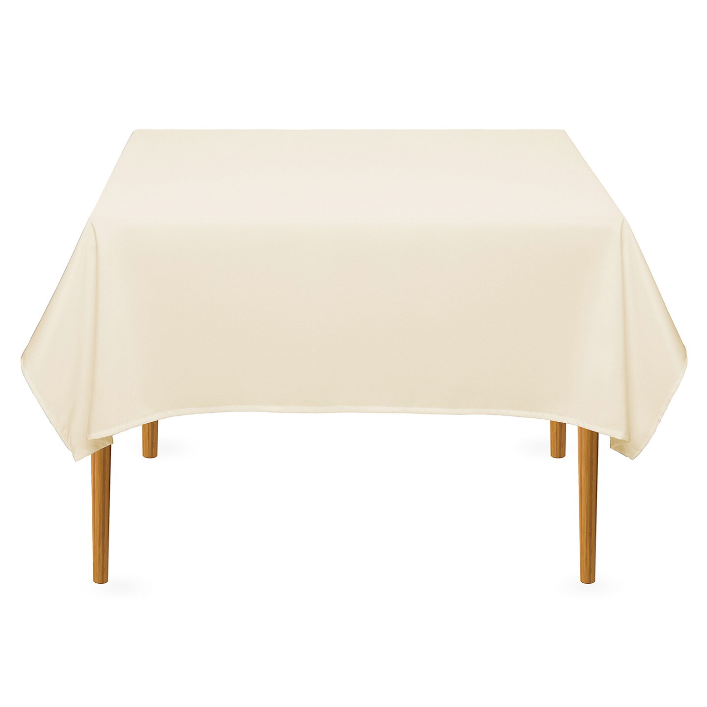 Lann's Linens - Square Premium Tablecloth for Wedding / Banquet / Restaurant - Polyester Fabric Table Cloth