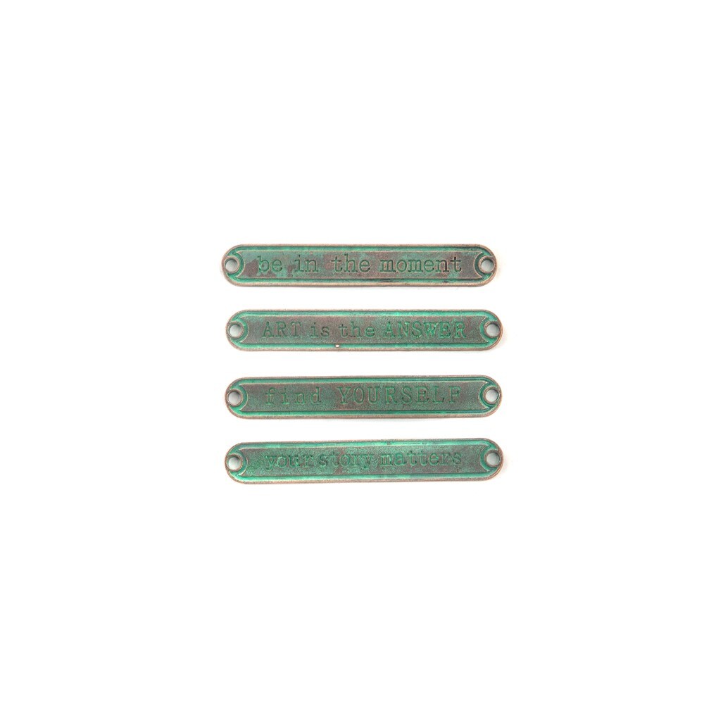 Finnabair Mechanicals Set Antique Labels - 4 pcs