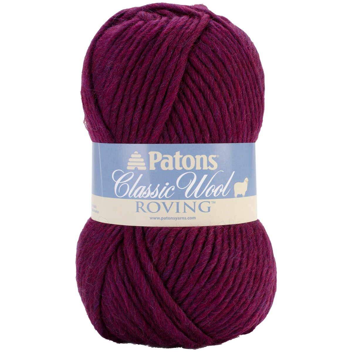 Patons Classic Wool Roving YarnPlum Michaels