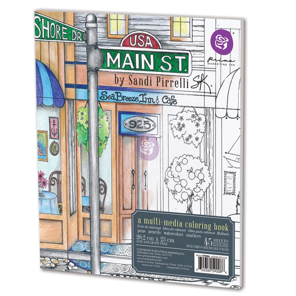 Main ST. Multimedia Coloring Book