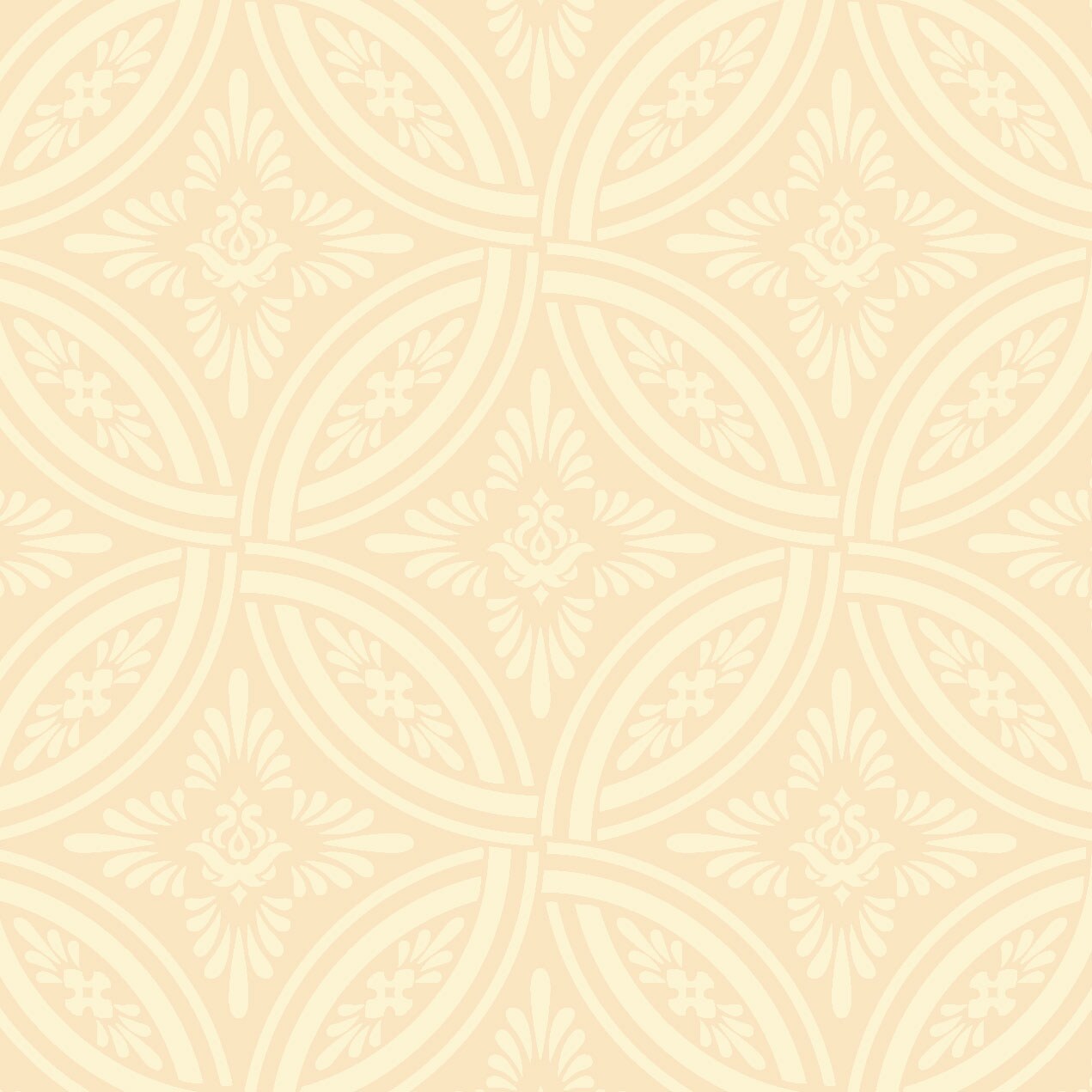 German Interlocking Circles Wallpaper Wall Stencil | 3608 by Designer Stencils | Pattern Stencils | Reusable Stencils for Painting | Safe & Reusable Template for Wall Decor | Try This Stencil Instead of a Wallpaper | Easy to Use & Clean