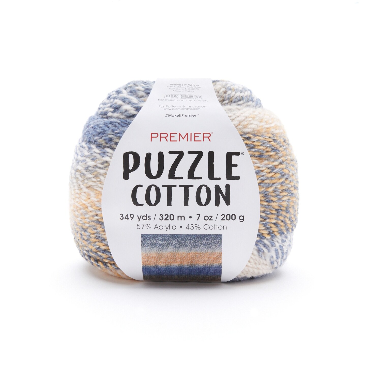 Premier Puzzle Cotton Yarn-Dockside