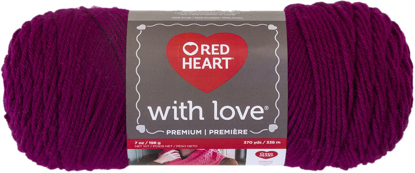 Red Heart With Love YarnBoysenberry Michaels