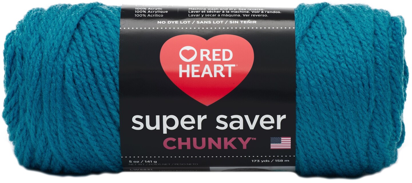 Red Heart Super Saver Yarn-Pool