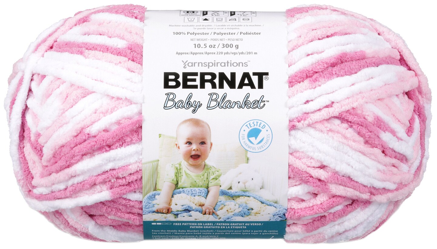 Bernat baby pink yarn 2025