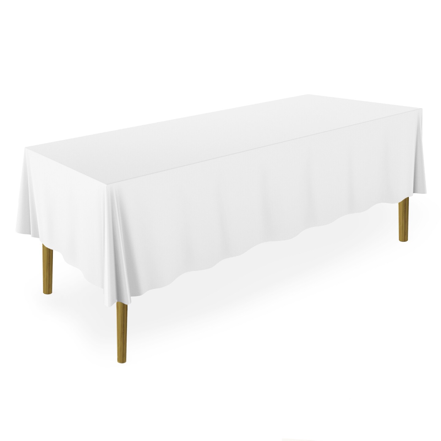 Lann's Linens - 5 Premium Tablecloths for Wedding/Banquet/Restaurant - Rectangular Polyester Fabric Table Cloths