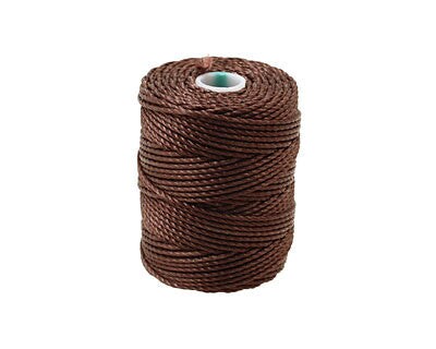 C-Lon Tex 400 Heavy Weight Bead Cord, Chocolate - 1.0mm, 36 Yard Spool
