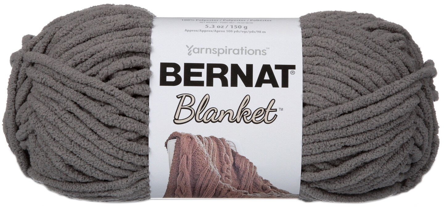 Bernat blanket yarn discount gray