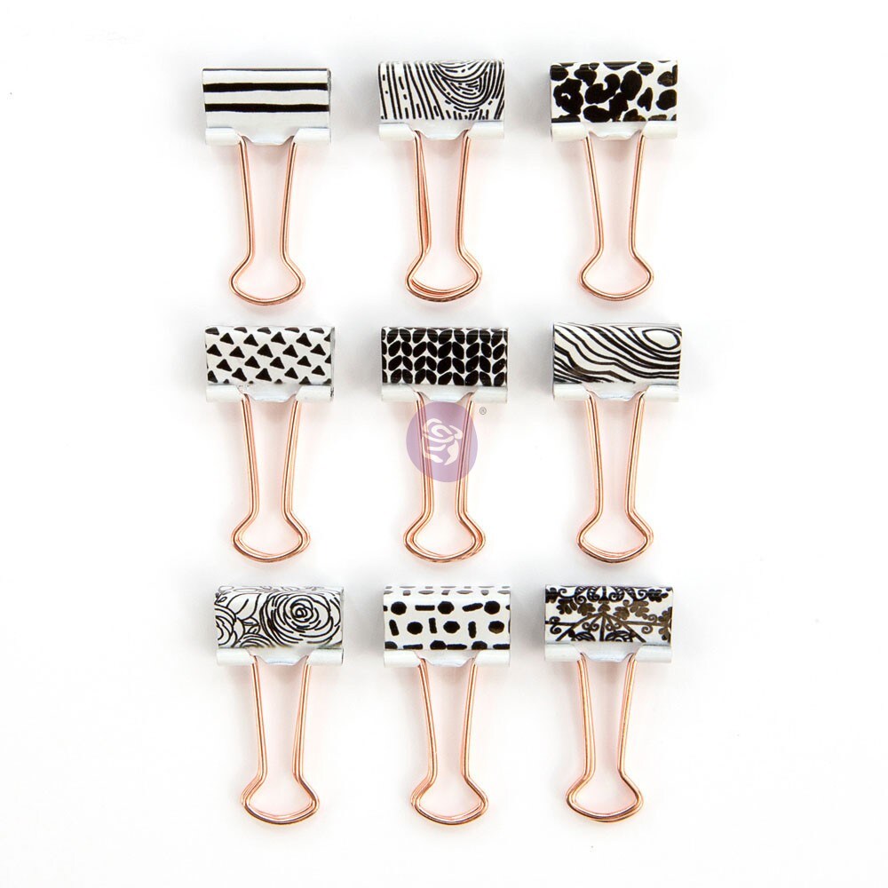 Prima Marketing Inc Mpp Embellishments - Binder Clips 3 655350592165