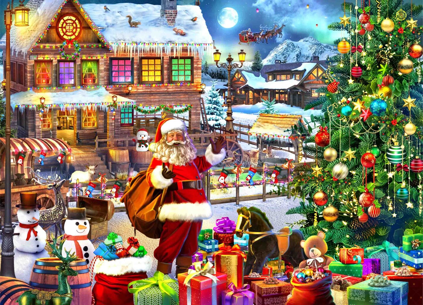 Brain Tree - Christmas Eve Jigsaw Puzzles 1000 Piece