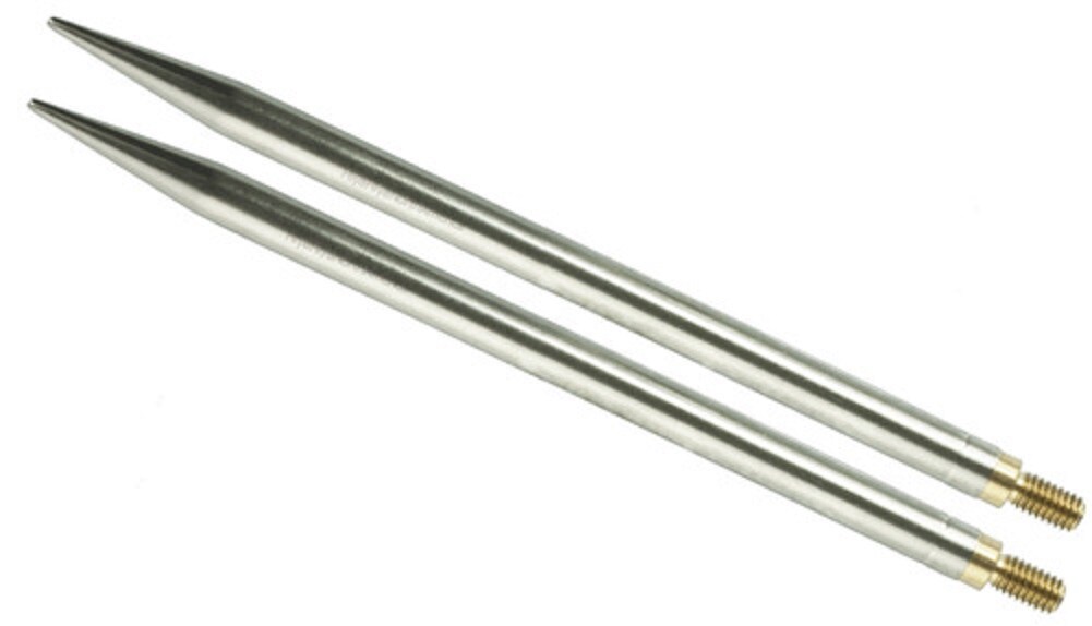 HiyaHiya Interchangeable Needle Tips 5 inch (13cm) Sharp Steel Size US 15 (10mm) HISSTINTIP5-15