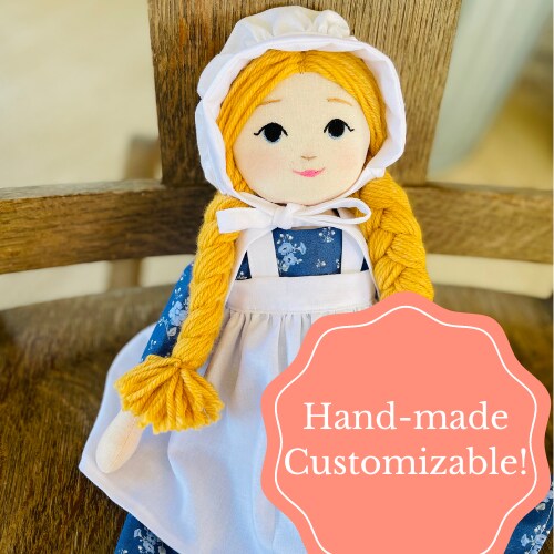 Unique handmade doll customizable heirloom doll for granddaughter ...