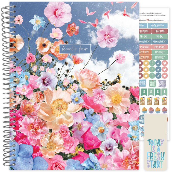2024 Soft Cover Planner, 8.5 x 11, Golden Hour – bloom daily