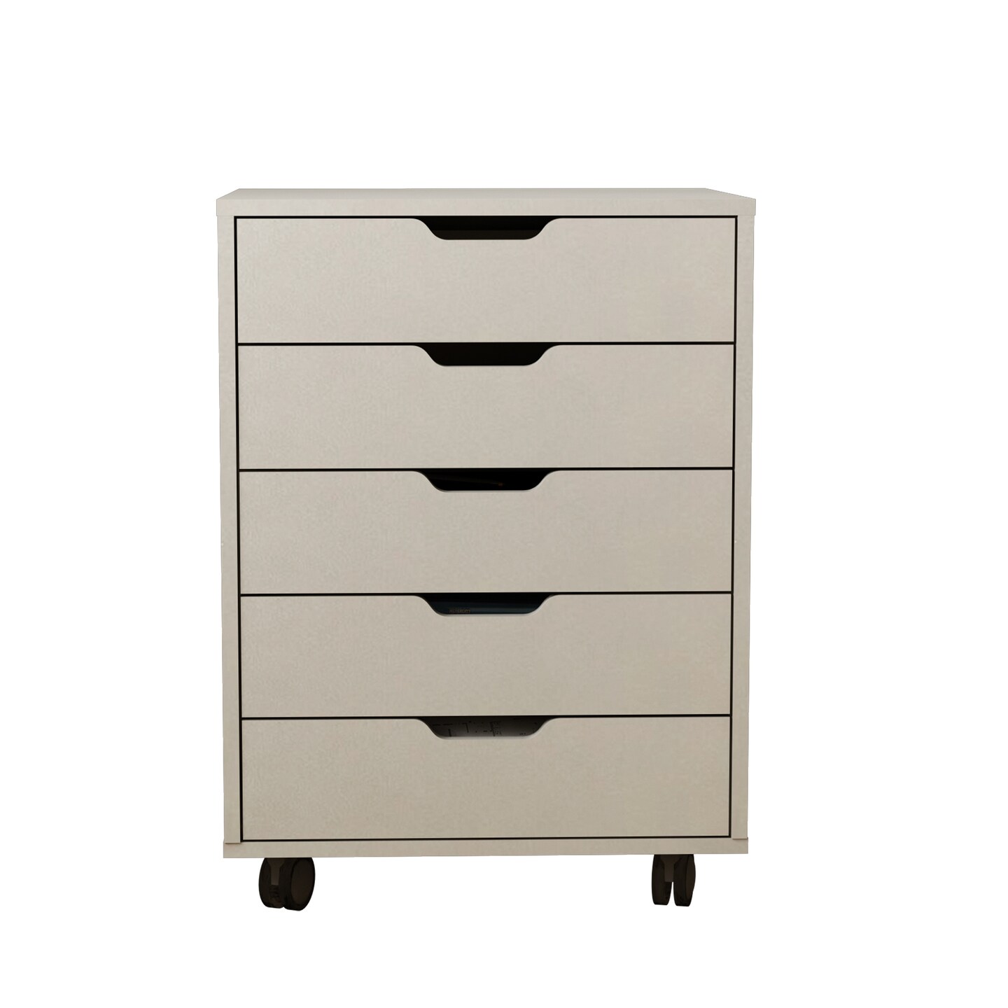 Small Rolling Filing Cabinet with Printer Rack