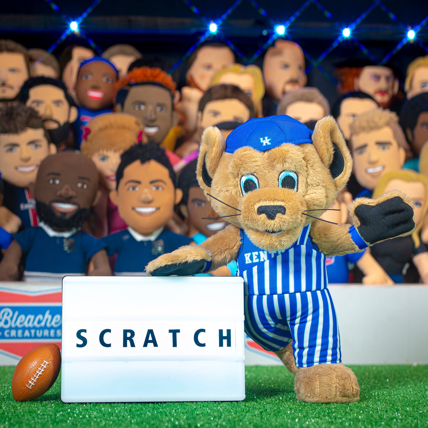 Bleacher Creatures Kentucky Wildcats Scratch 10&#x22; Mascot Plush Figure