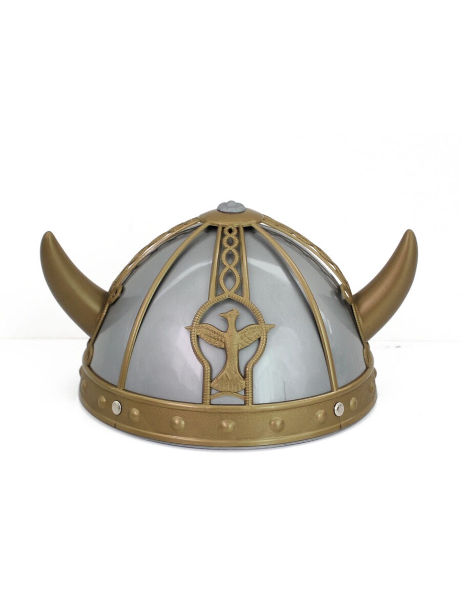 Child's Horned Silver And Gold Viking Helmet Costume Accessory | Michaels