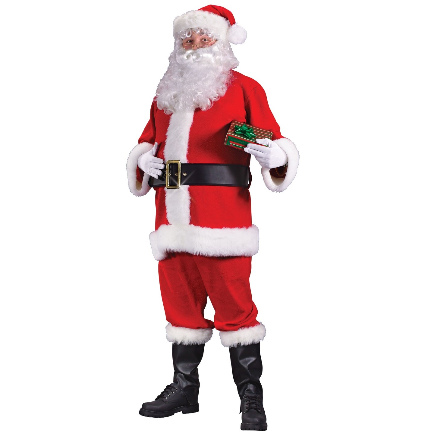 Santa Claus Christmas Leggings, Leggings With Belt, Fun Leggings 