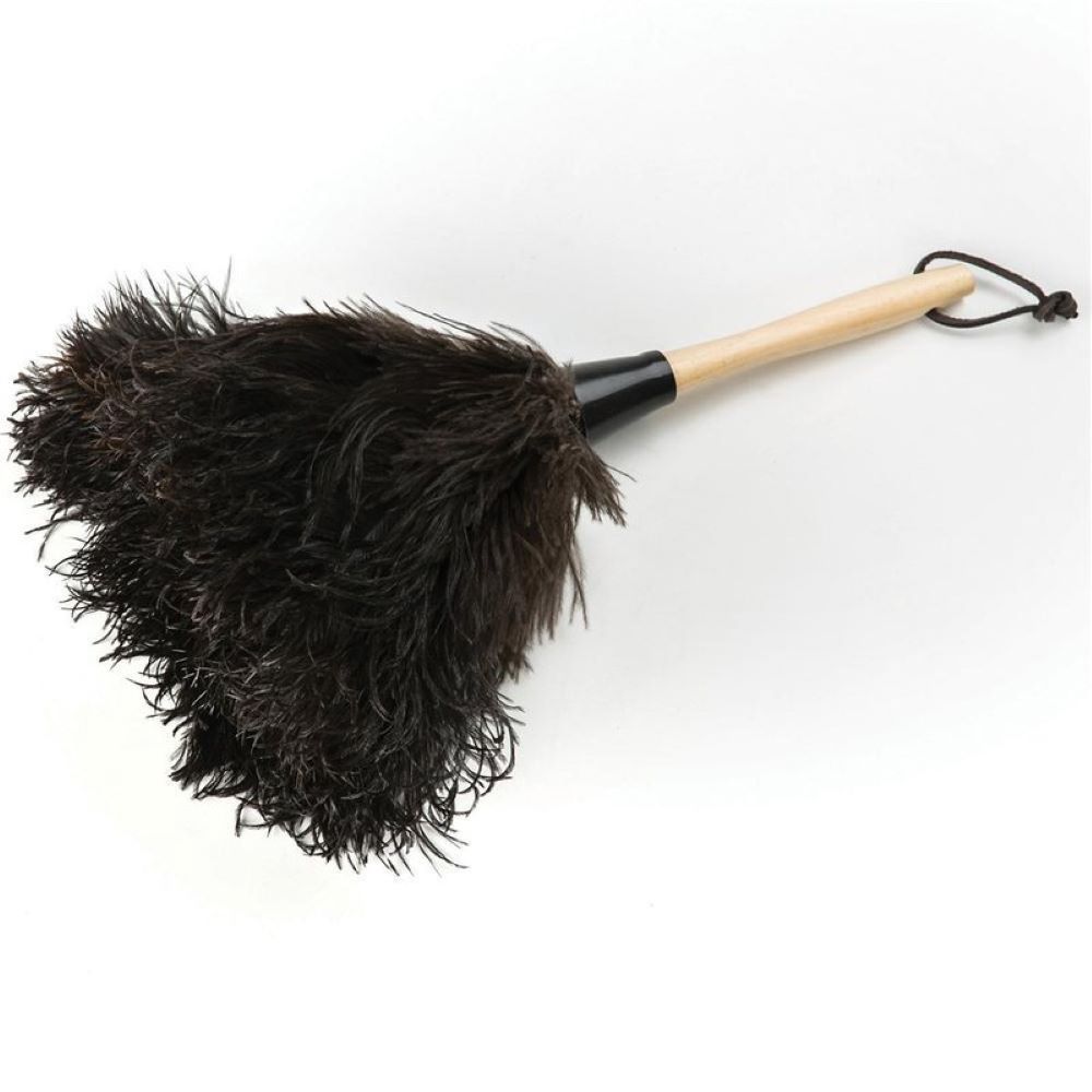Wool Shop Delicate Light Ostrich Feather Cleaning Duster Brown 13 inch