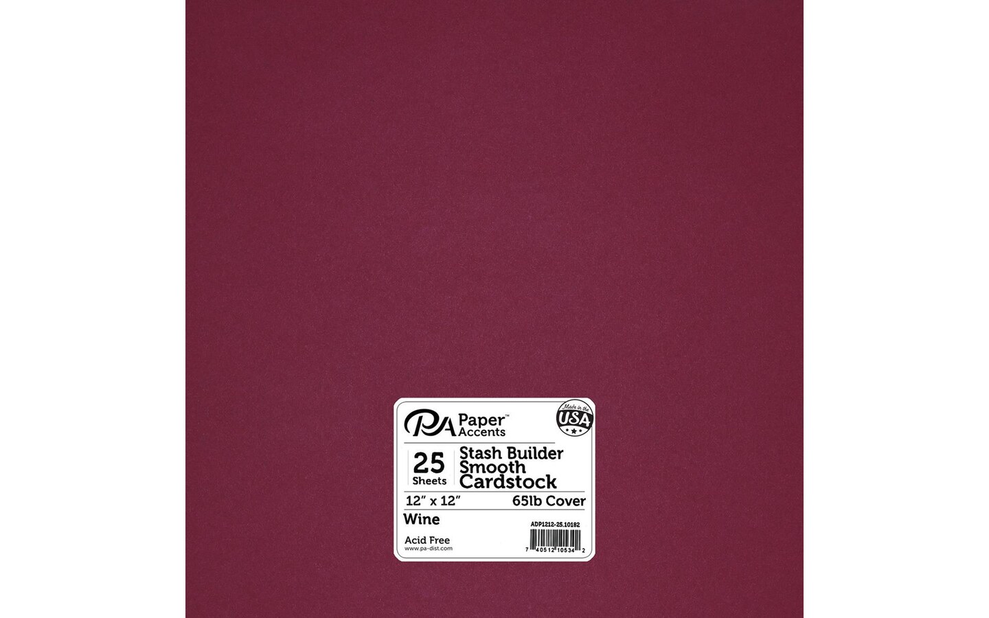 PA Paper™ Accents White Glossy 12 x 12 10pt. Cardstock, 25 Sheets