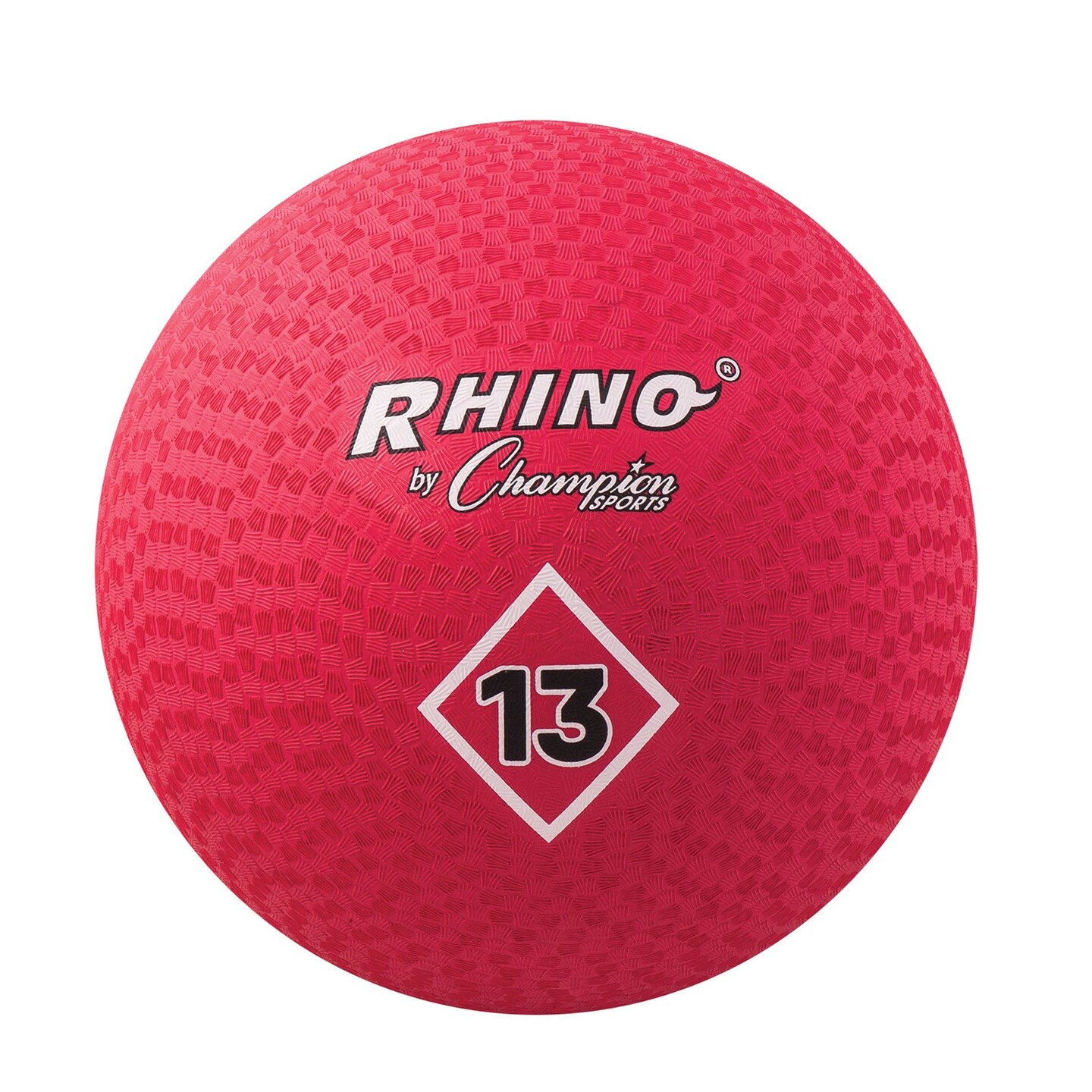 Playground Ball, 13&#x22;, Red