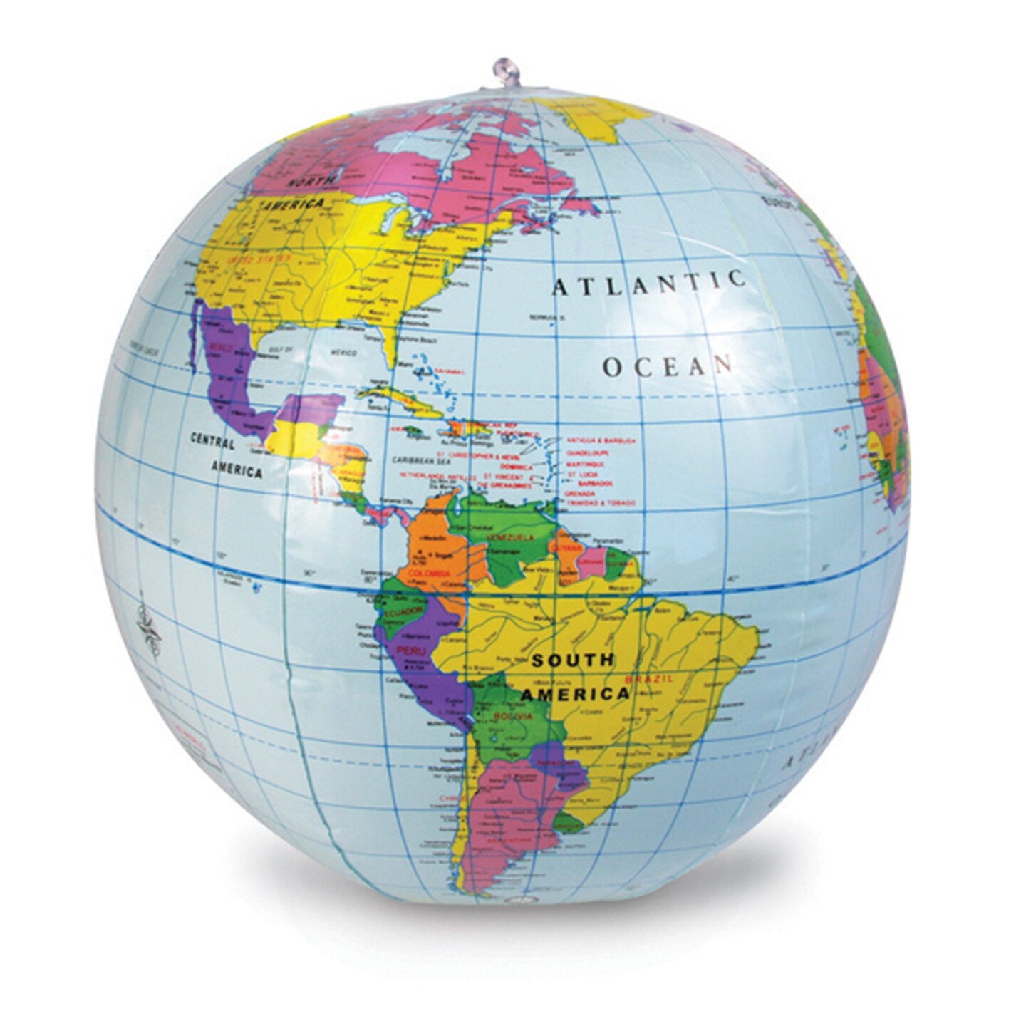 Inflatable Globe, 12&#x22;, Pack of 3