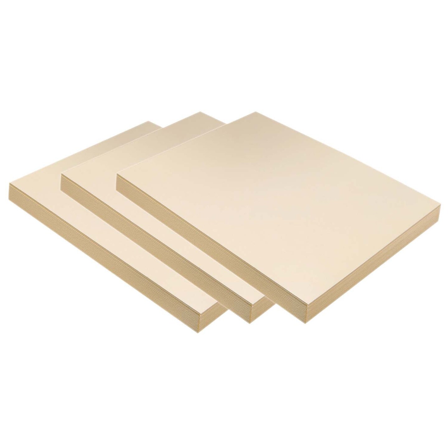 Medium Weight Tagboard, Manila, 9&#x22; x 12&#x22;, 100 Sheets Per Pack, 3 Packs