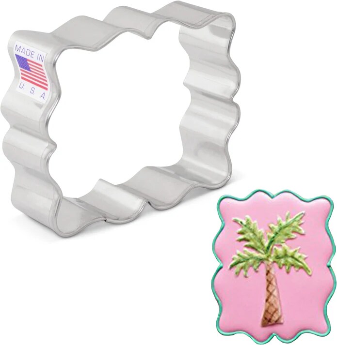 Ann Clark Fanciful Plaque Cookie Cutter, 3&#x22;