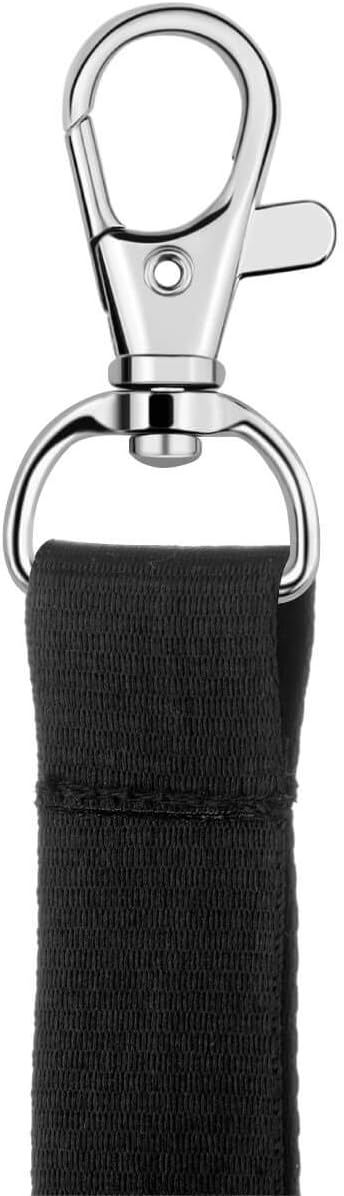 50Pcs Keychain Bulk with Key Chain Swivel Hook D Rings and Slide Buckles for Handbag Purse Hardware Craft (1 Inch)