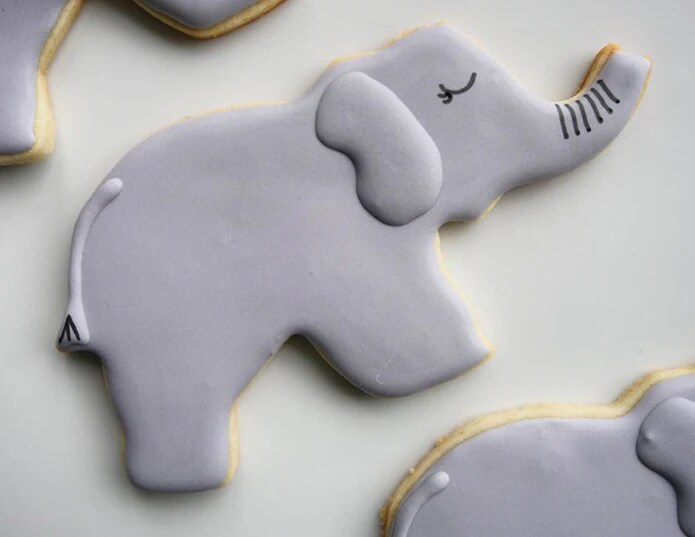 Ann Clark Elephant Cookie Cutter, 5&#x22;