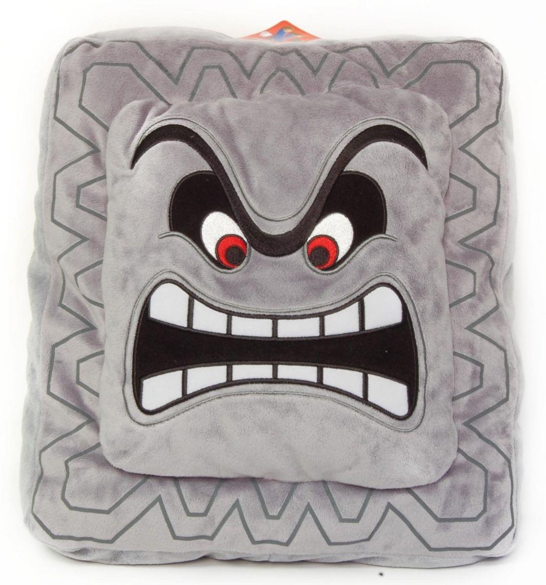 Super Mario 12&#x22; Plush Pillow Thwomp