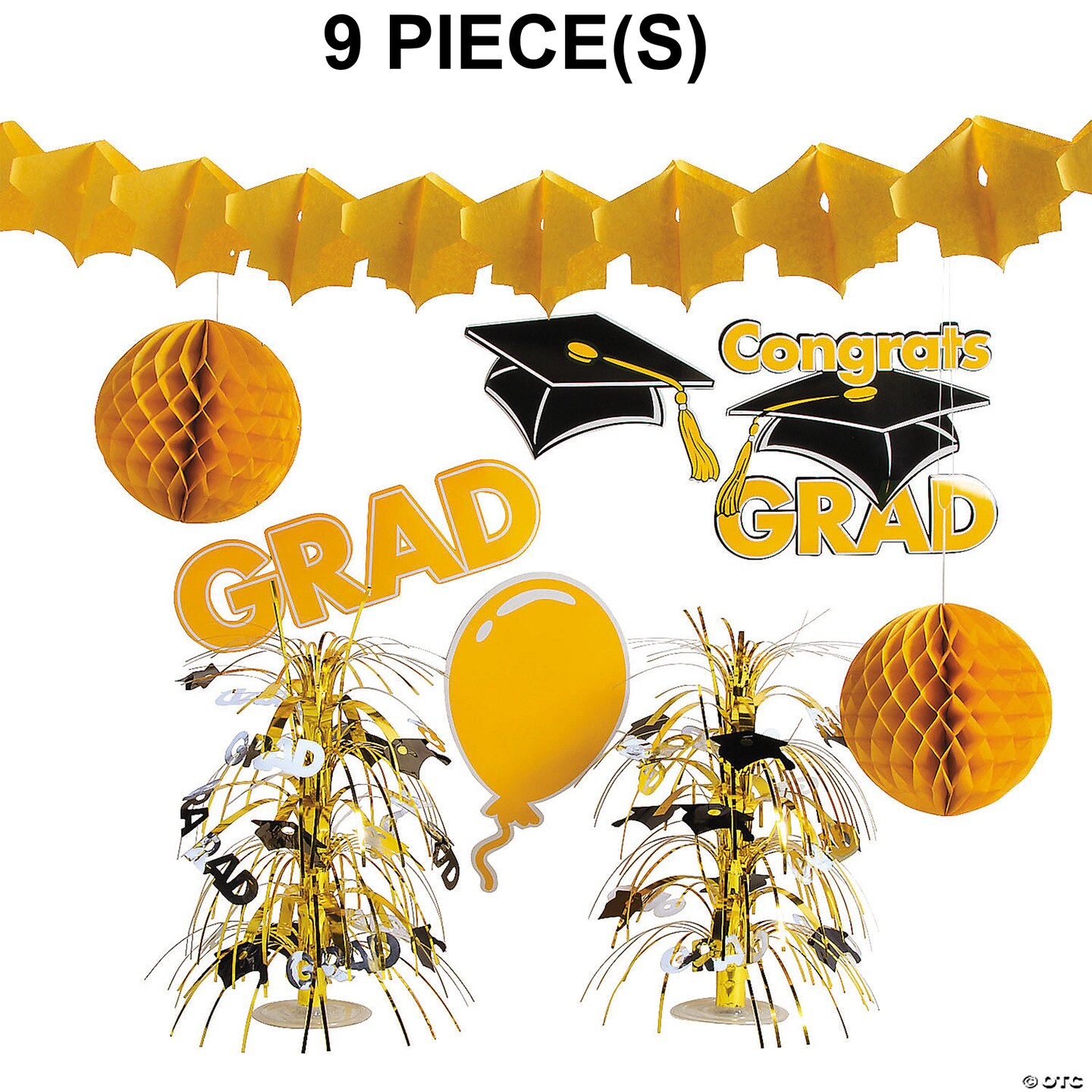 Graduation Party Decorating Kit - 9 Pc. | MINA®