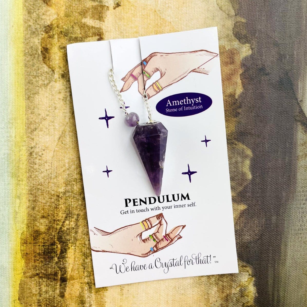 Crystal Pendulum on Chain