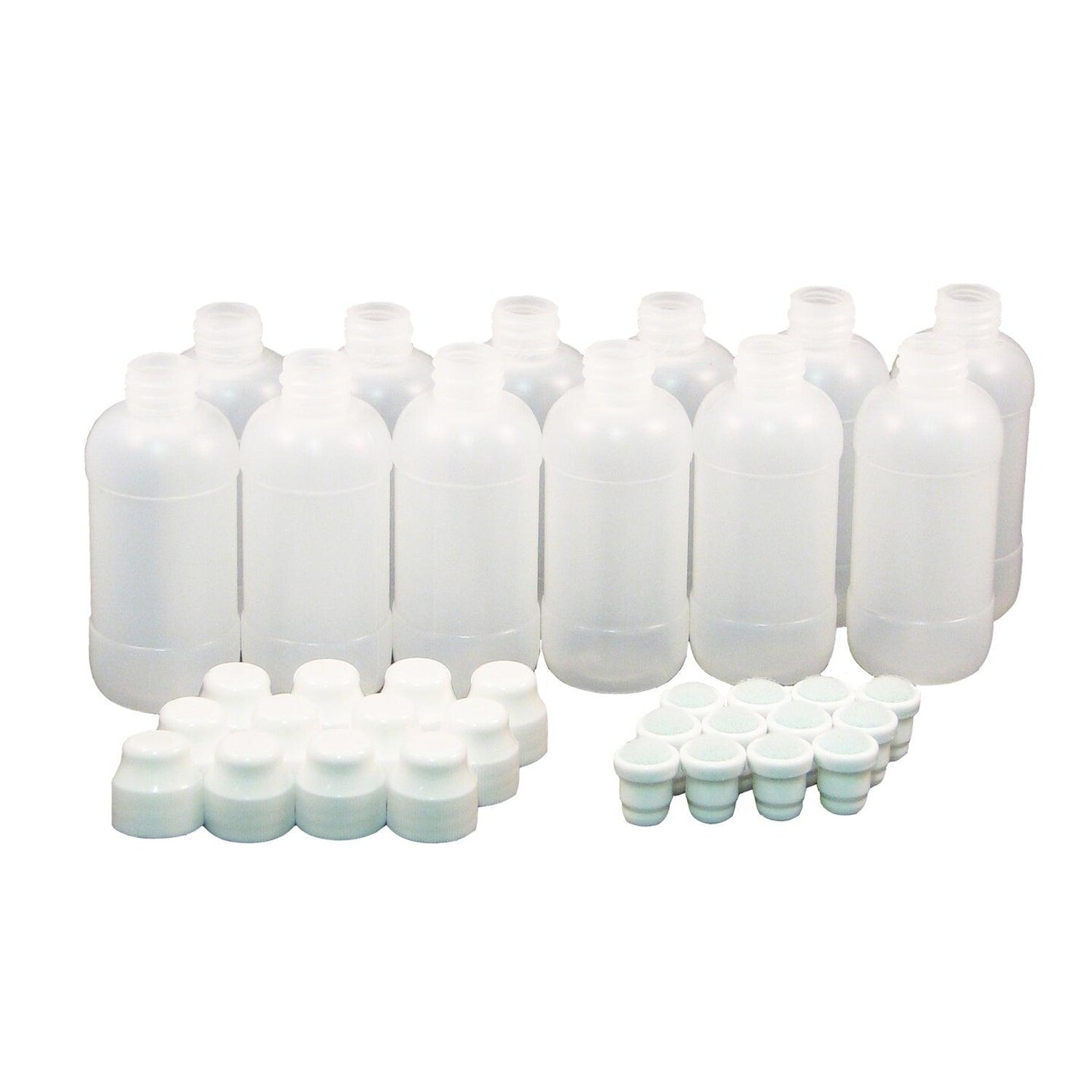 Marker Bottles 2oz/59ml, Dauber Tips &#x26; Caps, Bag of 12