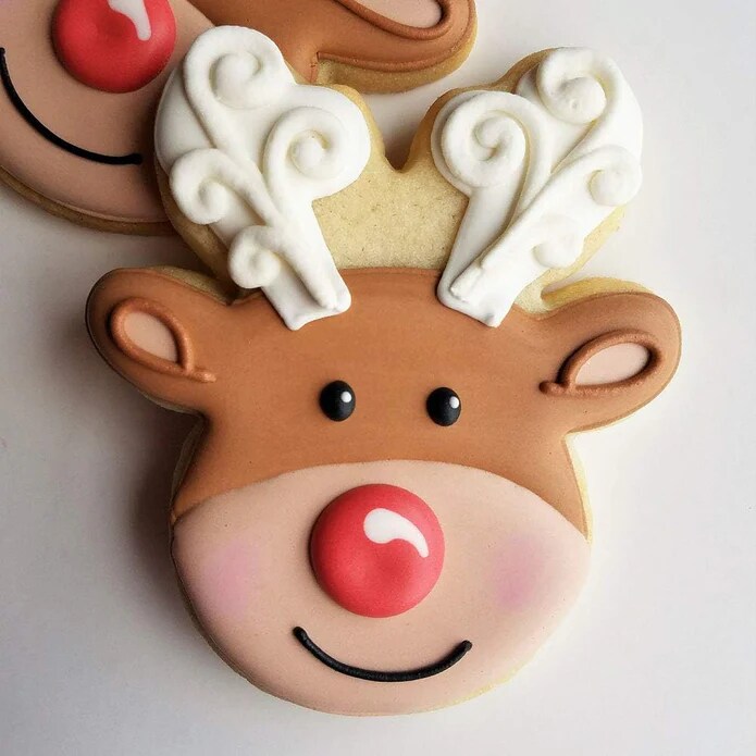 Ann Clark Reindeer Head Face Cookie Cutter, 4&#x22;