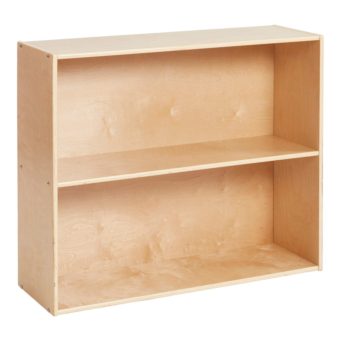 Streamline 2-Shelf Storage Cabinet with Back, 30in High