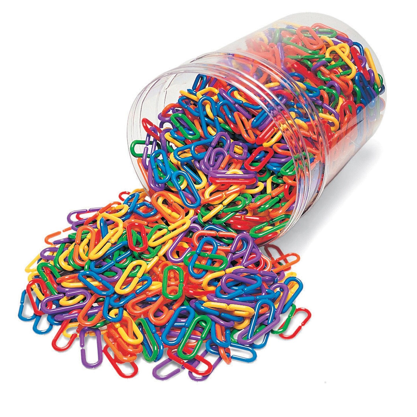 Link &#x27;N&#x27; Learn&#xAE; Rainbow Links in a Bucket, Set of 1000