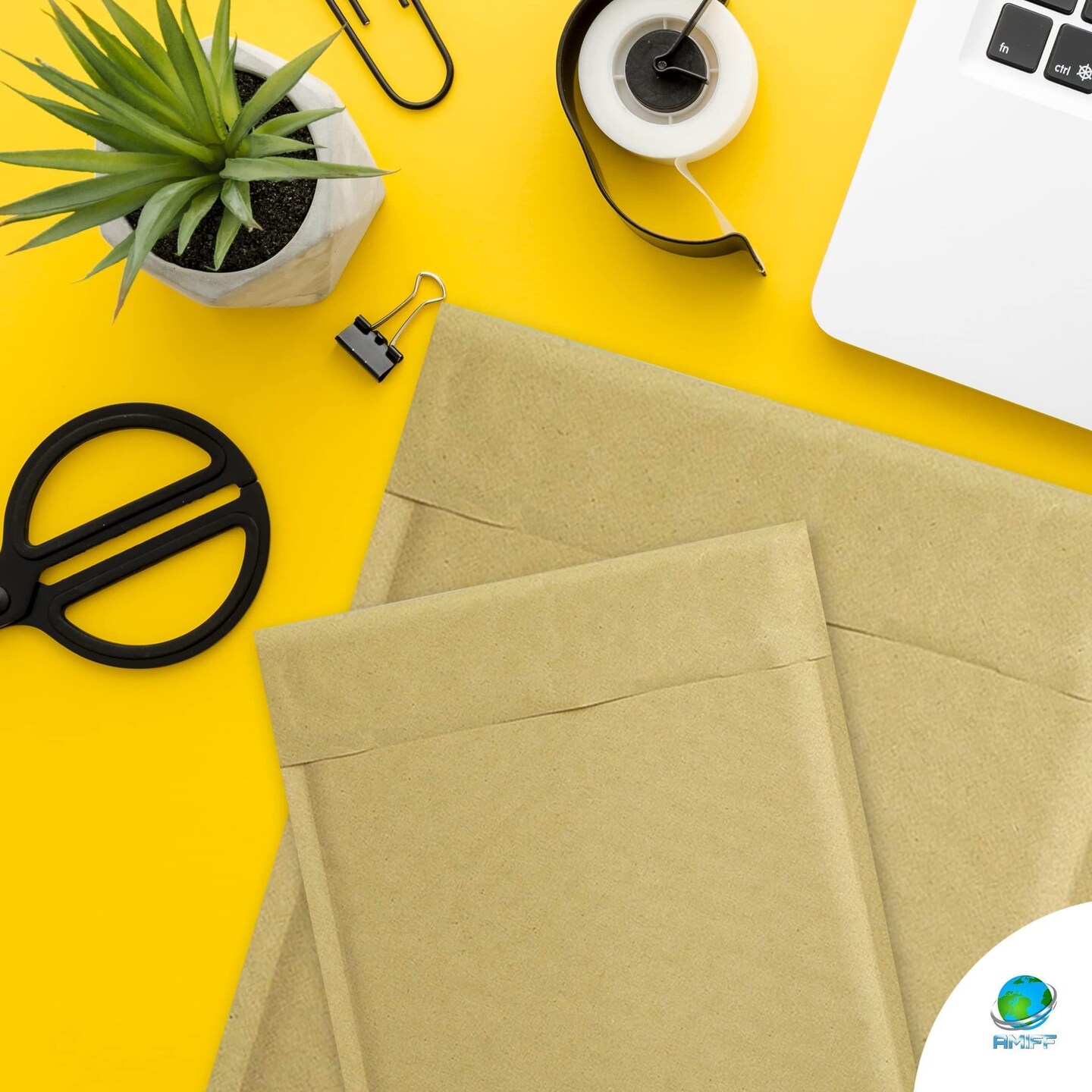 CD Size Natural Brown Kraft Bubble Mailers 7.25 x 7. Pack of 25 Paper Cushion Envelopes with Peel and Seal for Mailing Shipping Packing Packaging Supplies Paper Bag Padded Envelopes