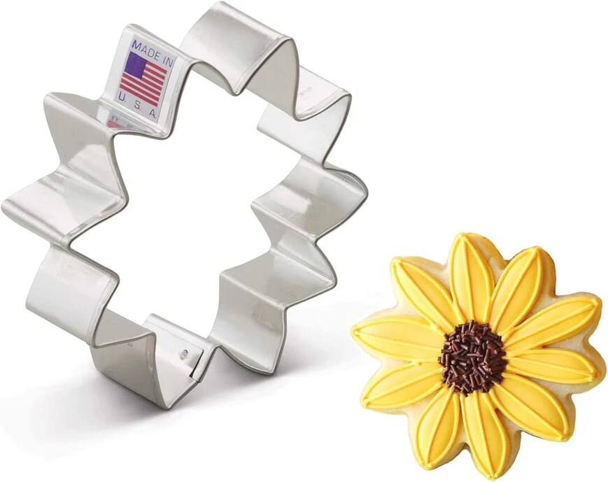 Ann Clark Sunflower Cookie Cutter 3.5&#x22;