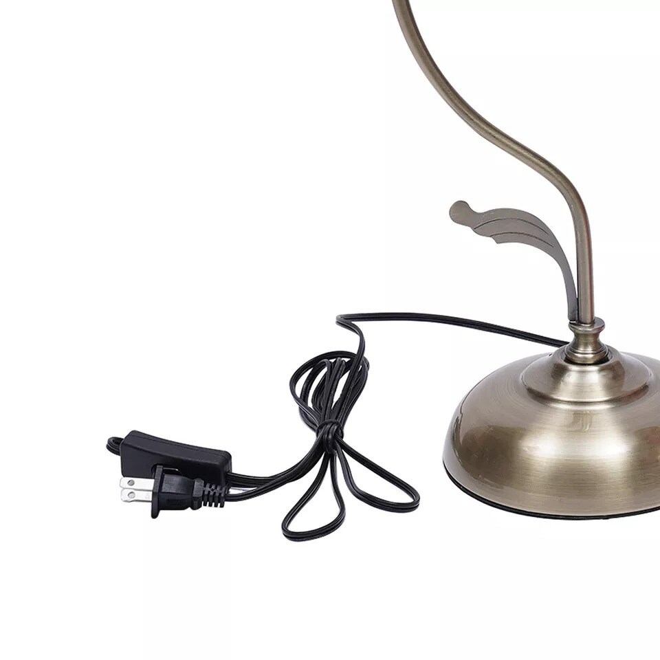 Cherry Blossom Petal Stained Glass Desk Lamp