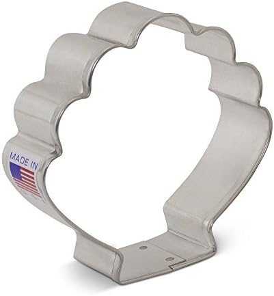 Ann Clark Tropical Seashell Cookie Cutter, 3.25&#x22; Dress Skirt