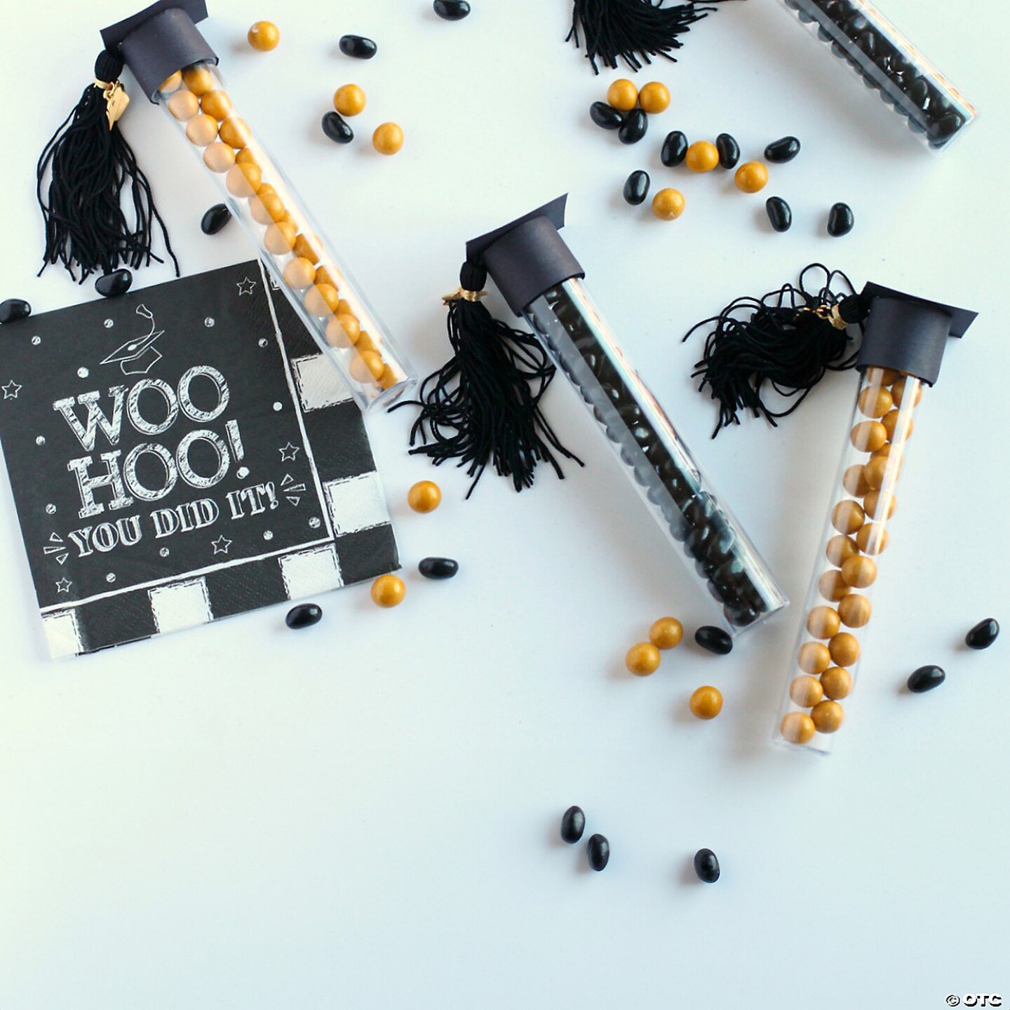 Graduation Black Tassel Nylon Keychains with Hat Charm | MINA®