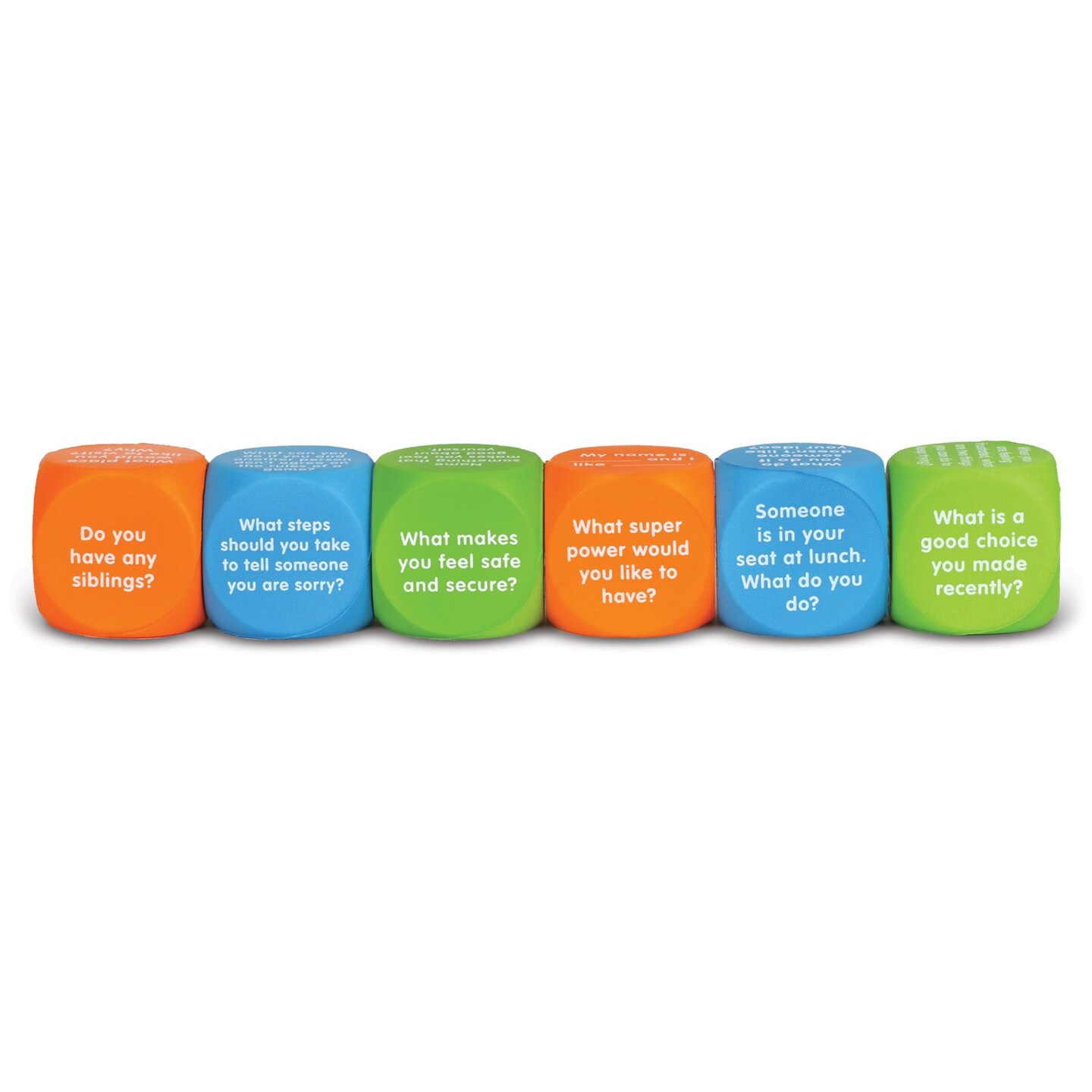 Let&#x27;s Talk! Cubes, Set of 6