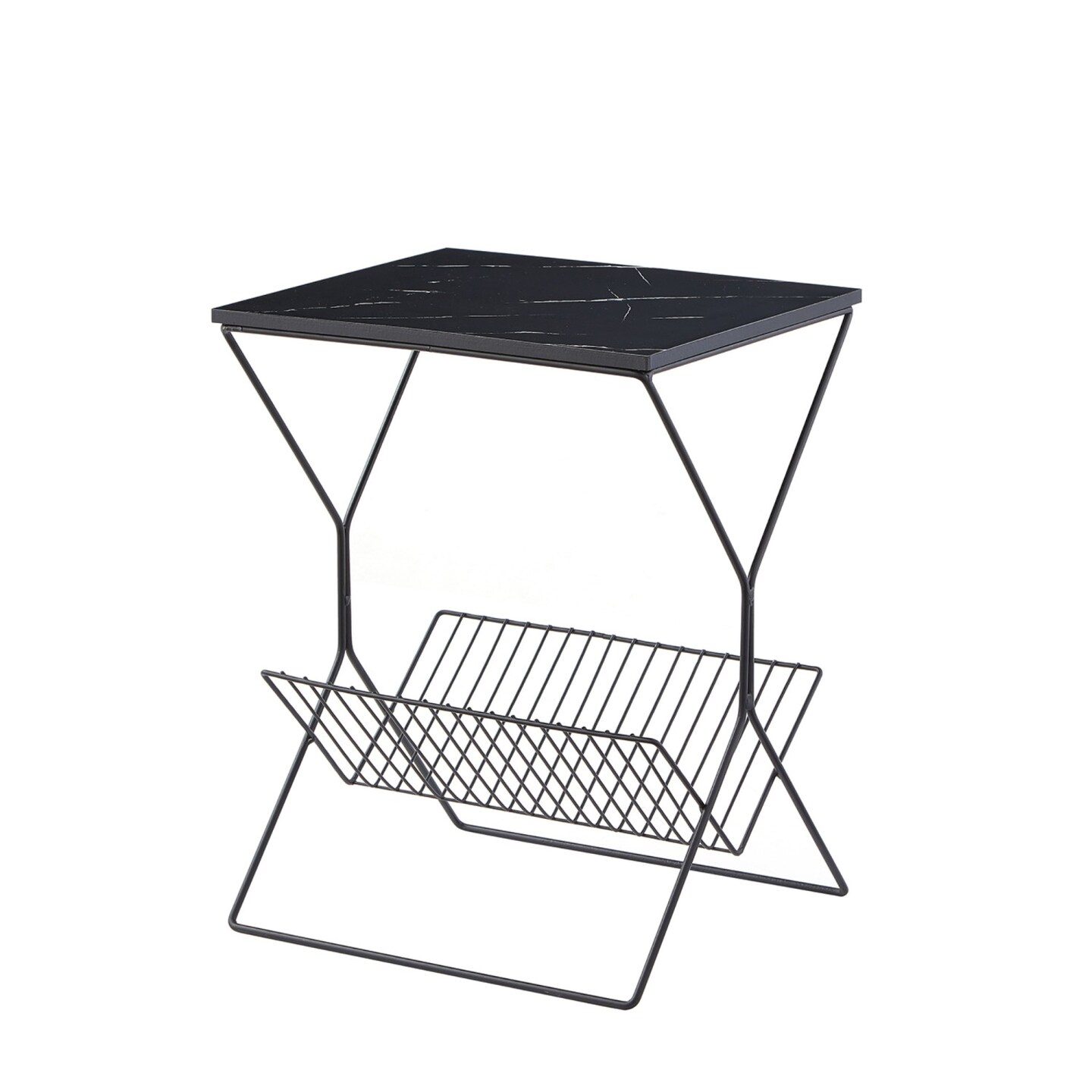 Bria End Table With Magazine Holder
