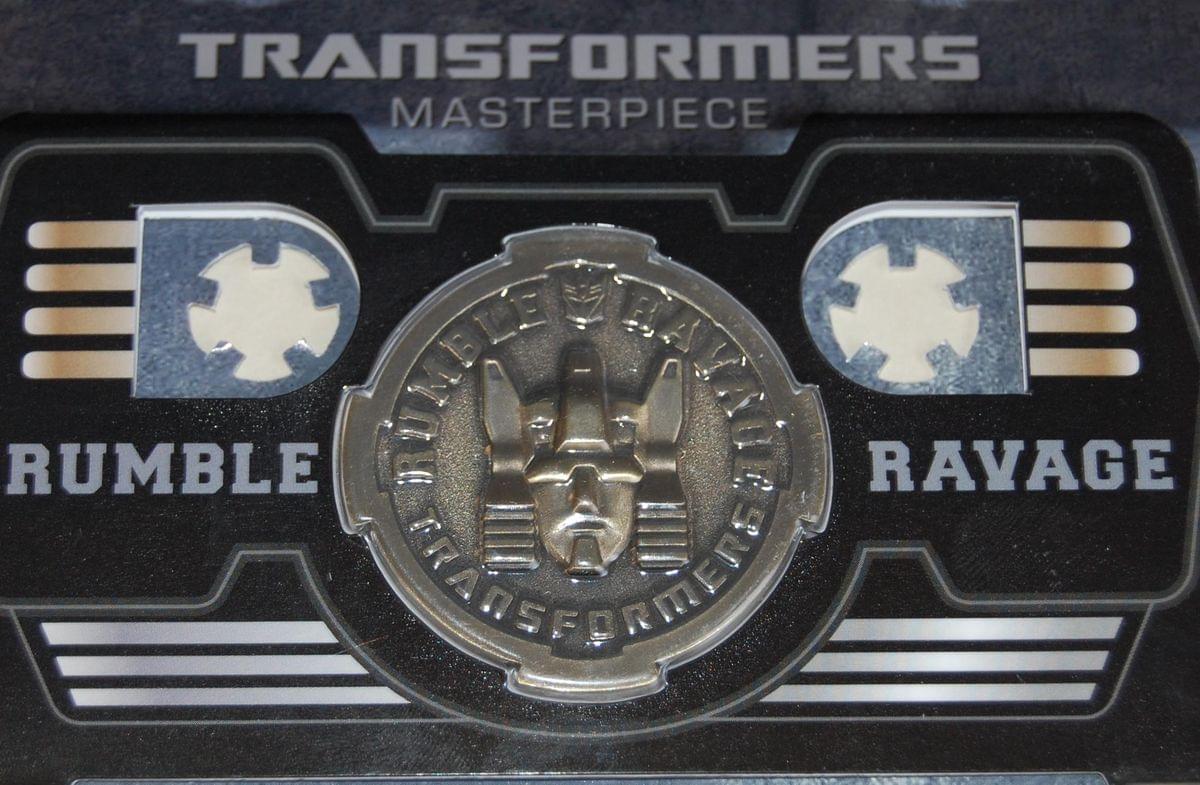 Transformers MP-15 Rumble &#x26; Ravage Bonus Collector Coin