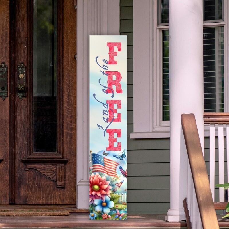 Patriotic Wood Porch Boards